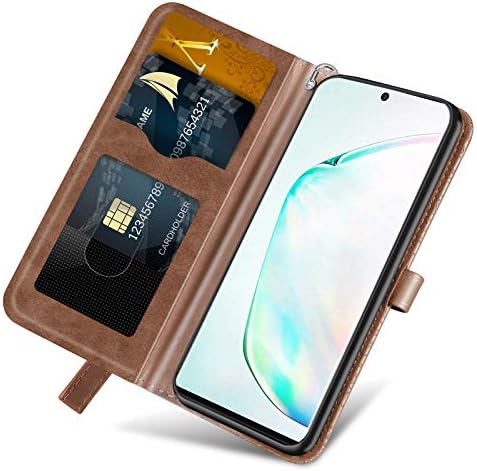 Gopirus е Съвместим с Samsung Galaxy Note 20 Ultra Чанта-портфейл, чанта за носене-за награда от изкуствена кожа с релефно под формата на Дърво, Флип калъф-книжка с Притежателите на карти, Поставка за крака, устойчив