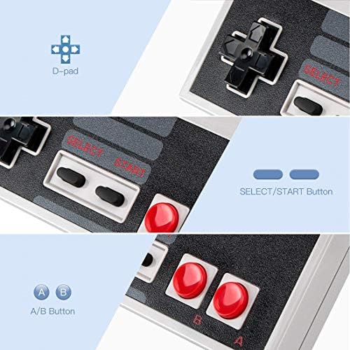 Мини-контролер Classic Edition с кабел с дължина 11,8 Фута за Оригиналната система за игри на Nintendo Classic Mini Кабелна 1 Опаковка