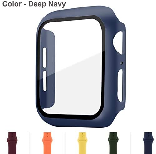 Защитно фолио за дисплея на Apple Watch Серия 6/5/4 /SE 44 мм Калъф с защитен капак от закалено стъкло Броня (44 мм / 10 бр.)