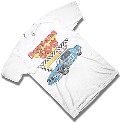 Мъжка тениска с Графичен Дизайн НАСКАР Vintage Daytona 500 Риза Racing