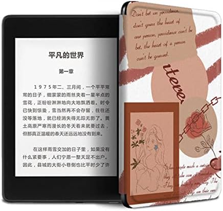 Съвместим с Kindle 10-то поколение 2019 - Леки калъфи за Kindle от изкуствена кожа за всички новости, поддържани от Kindle - Cover Art