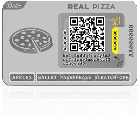 Ballet 2-Pack REAL Pizza - Най-лесното криптохолодильное склад - Невзрачна Хардуер криптовалютный чантата си за биткойнов, Ethereum, XRP, Litecoin и над 200 други криптовалют