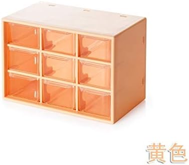 Anncus Мини Прозрачна кутия Jiugongge Кутия За Съхранение на Бижута Монтиране на Домакински Ръкоделие Малки Предмети Пылезащитное Съхранение - (Цвят: бял)