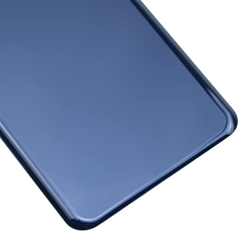 Стилна Синя Капачка от акрилно стъкло, Сменяеми Задни капаци врати на корпуса за LG V60 ThinQ 5G V60 ThinQ 5G UW, включително Стъклен обектив на задната камера, предварително инсталирано на лепило и набор от инструменти