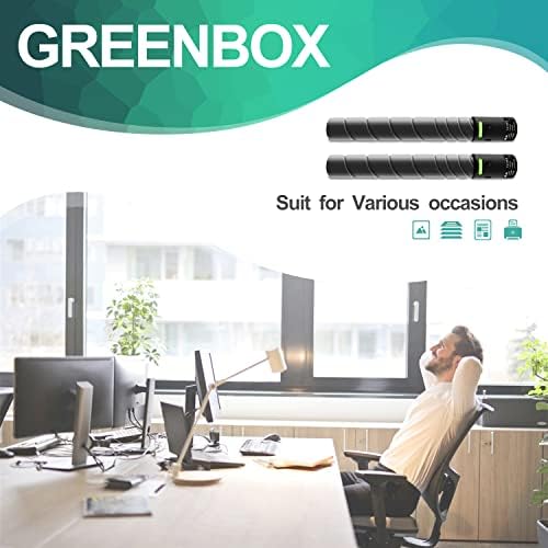 GREENBOX Рециклирана тонер касета TN319 TN216 за Konica TN216 TN319 за принтер Konica Minolta Bizhub C360 C220 C280 A11G131 (29 000 страници с най-висока доходност, 2 черни)