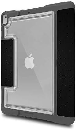Защитен калъф STM Dux Duo Plus за iPad 9-ти / 8-ми / на седмото поколение на 10,2 инча - Титуляр на Apple Молив, тестван за спад в съответствие със спецификациите Mil, магнитна закопчалка за влакчета и калъф за режим