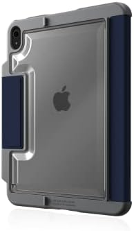 STM Dux Plus за iPad (10-то поколение) - Сверхпрочный и лесен за носене за съхраняване на Apple Молив - Черен (stm-222-387KX-01)