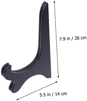 Преносим 4 бр. Черен Държач за Мольберта, Поставка За дисплея, Декоративно-приложното Изкуство, Стативи, указателни Табели, Статив, на Триножник, Поставка за съдове за готвене, Поставка за съхранение на Чинии, Поставка