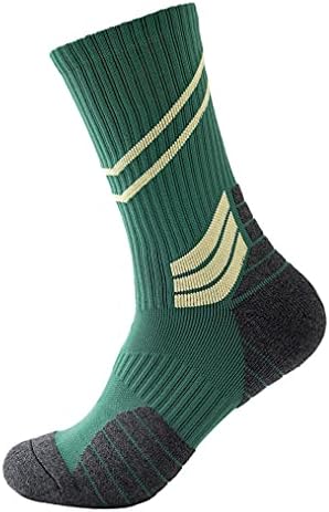 DRASEX Мъжки Спортни Чорапи за екипажа, Меки Спортни Чорапи, 4 Опаковки Елитни Баскетболни Чорапи, Дебели Улични Чорапи