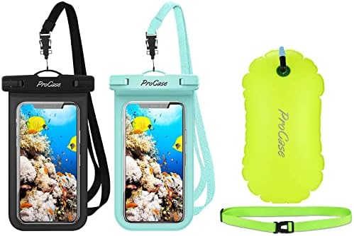 Универсален водоустойчив калъф за телефон, суха чанта, комплект с плувен буем, гаф