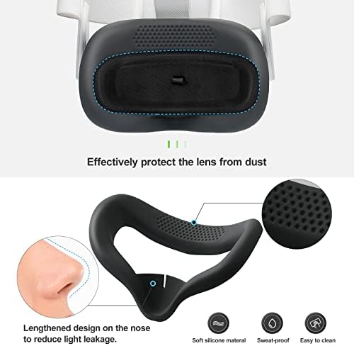 Цветна твърд калъф за носене съвместим с игри слушалки за виртуална реалност Oculus Quest 2 на основния /луксозни версия и аксесоари за сензорни контролери, подходящ за пътуване и съхранение вкъщи