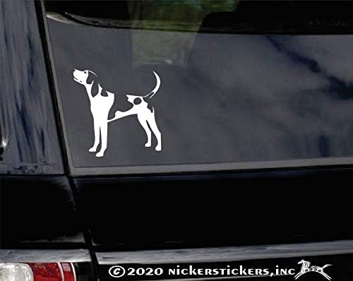 Vinyl Стикер за кучета Treeing Уокър Coonhound от NickerStickers®