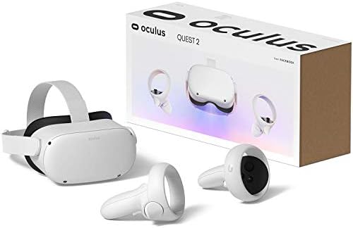 Oculus Quest 2 — Видео с капацитет 256 GB — Бял подобрена слушалки виртуална реалност Всичко в едно — 3D-Кино звук — за семейна почивка в игри виртуална реалност - 2 силиконови своята практика за лице + USB удължителен