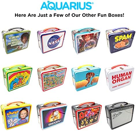 AQUARIUS The Office Fun Box - Здрава Лидице Кутия за съхранение с пластмасова дръжка и Релефни предния капак - Официално Лицензирани стоки за офис сериали и коллекционный подарък