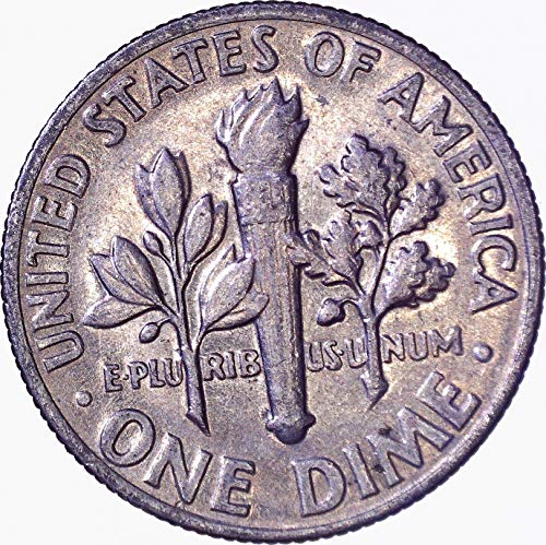 1977 Десятицентовик Рузвелт 10 цента На Около необращенном Формата на