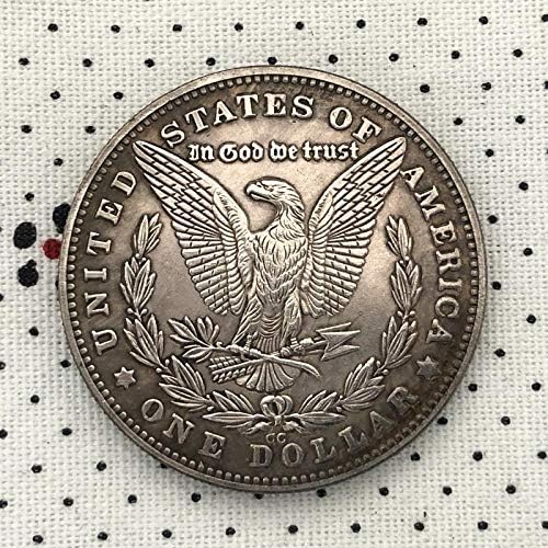 Блуждающая Монета Американски Морган 1880 Айде са подбрани Монета за Подарък Щастливата Монета на Повикване