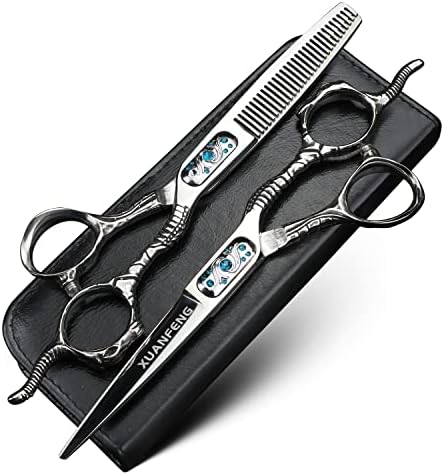 Машина за подстригване на коса с дръжка от овча глава 6 инча от стомана JP440C, Професионални ножици за подстригване на коса и филировочные Ножици, Инструменти за моделиране на косъма, са подходящи за семейства или