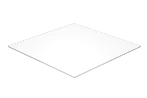 Акрилен лист от плексиглас Falken Design, Бял Непрозрачен (3015), 15 x 15 x 1/4