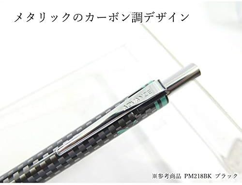 クツワ (Куцува) Механичен молив Puma PM218NB Kurutoga, усъвършенстван, 0,02 инча (0,5 мм), тъмно син