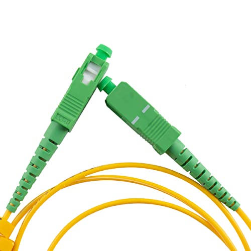 Оптичен кабел Eardion, 10 м (32,8 фута) SC/APC-Optic скок, SC/APC, Однорежимный Симплексный кабел SC-SC 9/125 - оптичен интернет-кабел (10 м)