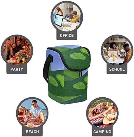 Картина за Голф Голяма Кофа за Обяд за многократна употреба Обяд-Бокс Лека Чанта За Обяд Компактни Обяд Кутии