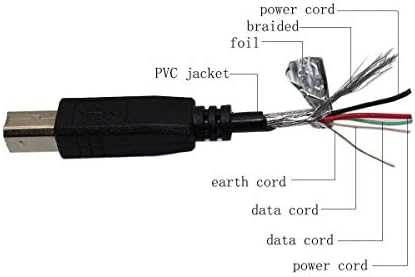 Най-USB кабел за връзка/шнур за мастилено-струен принтер HP DeskJet 1000 J110a CH340AB1H Всичко в едно