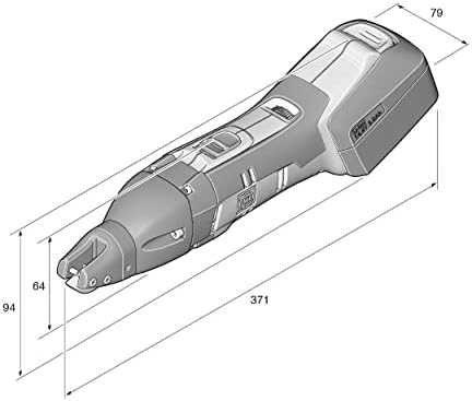 Безжични ножици за рязане на Фейн ABSS 18 1.6 E с интерфейс QuickIN - 18 Волта Напрежение, капацитет на батерията 6 Ah, ход 2200-3500 об/мин, ширина на рязане на 1/4 инча - 71300362090