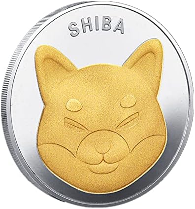Монета Shiba-Ин, Монета Шиб,Възпоменателна монета Шибкоин, Позлатени Монети, са подбрани монета Shiba лимитирана серия с Защитен калъф (SHIB6)