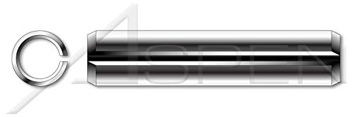 (500 бр.) M5 X 28 мм, ISO 8752, Метричен, Извити Щифтове с прорези, Сверхпрочный, Неръждаема стомана AISI 301