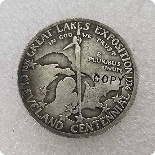 1936 Кливланд век сувенири покритие полдоллара копие на възпоменателни монети-копие подарък за него