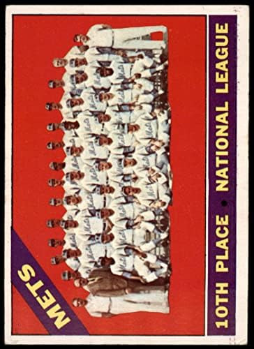 1966 Topps 172 Екипът на Метс Ню Йорк Метс (Бейзболна картичка) VG/EX Метс