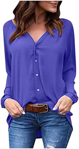 Върховете WYTong, Женска тениска с кръгло деколте и дълъг ръкав, Блуза, Есенно-зимна Блуза, Обикновен Пуловер с V-образно деколте