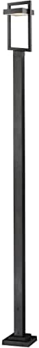 Z-Lite 566PHBS-536P-BK-Led лампа с 1 лампа, монтирана на външната осанка, черен