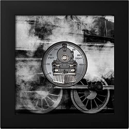 2023 DE The Journey PowerCoin Влак Steam Dream 2 Грама Сребърна монета 10 $ Острови Кук 2023 Доказателство