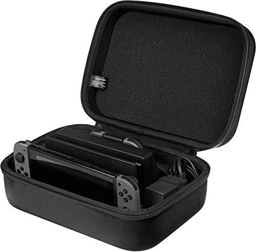 Калъф за съхранение на игри Basics за 24 игри Nintendo Switch - 3,4 x 3,4 x 1 инча, черен
