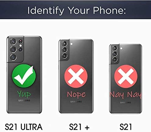 Калъф DuraClip, предназначени за Samsung Galaxy S21 Ultra с клипс за колан (2021), Тънък Калъф за телефон с кобур - Черен
