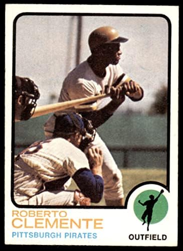1973 Topps 50 Роберто Клементе Питсбърг Пайрэтс (Бейзболна картичка), БИВШ+ Пирати