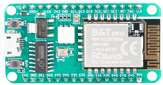 ЕО Закупуване на 3 бр. BW16-Kit Двухчастотная Такса за разработка на WiFi, Bluetooth 5.0 Безжичен Модул RTL8720DN Чип на Ниска Мощност, Bluetooth и WiFi Безжична Такса развитие
