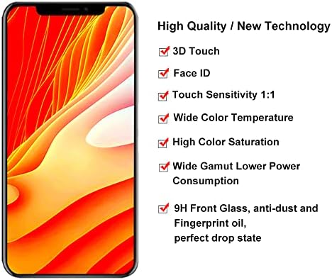 за iPhone 13 Замяната на екрана 6,1 инча, 3D LCD Сензорен дисплей, Дигитайзер, Тъч Екран в Събирането на средства за ремонт, е Съвместим с iPhone 13 6,1 инча