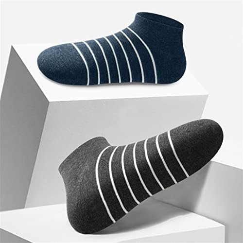 Чорапи ZHUHW, Мъжки Памучни Дишащи Спортни Чорапи с Дълбоко деколте, Мъжки Плитки Чорапи, Летни Тънки Чорапи