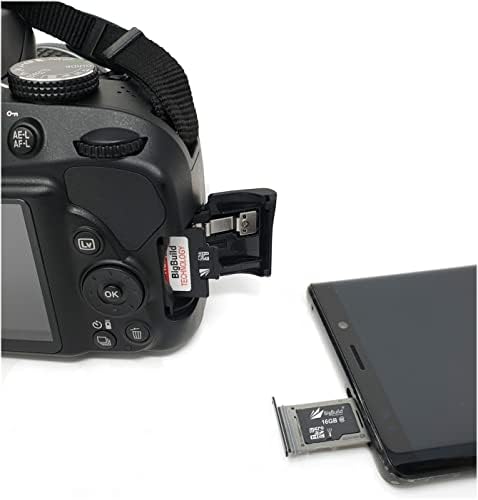 Технология BigBuild 16 GB Бърза карта памет microSDHC със скорост 80 МБ/с за Blackview A50/A55/A55 Pro, A70/A70 Pro, A80s/A80 Plus, A90/A95, A100 Mobile