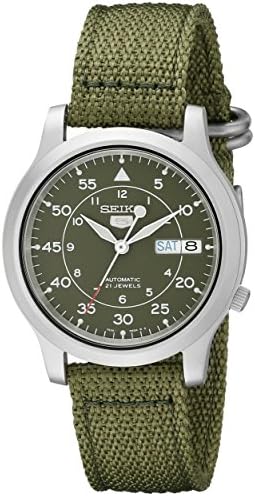 Мъжки автоматичен часовник SNK805 SEIKO 5 от Неръждаема стомана със Зелен Плат