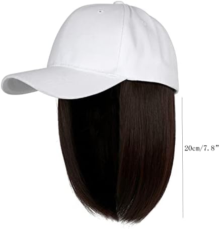 Бейзболна шапка за списание Hot Rod с наращенными коса Директен къса прическа Боб Свалящ шапка за перука