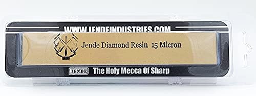 Jende 1x6 Diamond воденичен камък от смола за ножове Edge Pro, Hapstone, TSProf, Jende JIGS за ножове (15 микрона (размер на 1000))