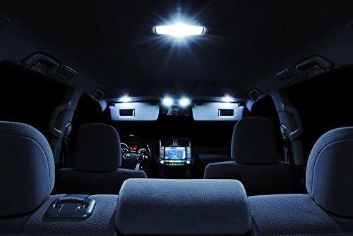 XtremeVision Интериорен led лампа за Chevy Camaro 2015 + (6 бр), Студен бял Комплект интериорни led + Инструмент за инсталиране