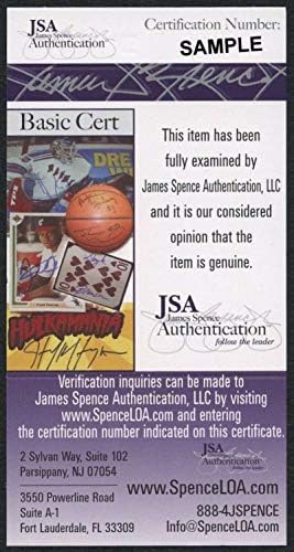 Карл Мортън, главен изпълнителен директор на JSA, подписани пощенска Картичка с Автограф Изложения