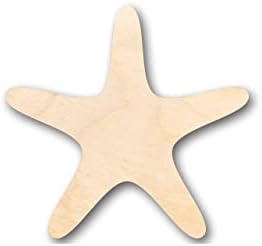 Незаконченная Дървена форма на морска звезда - Океана на Плажа - Развъдник - Занаяти - до 24 Направи си сам 3 / 1/8