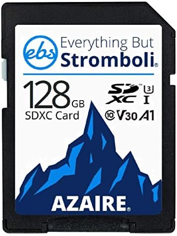 Всички, с изключение на карти с памет Стромболи 256GB Class 10 Azaire UHS-1 U3 Video Speed V30 256G SDXC карта за Canon от серията Rebel Работи с SD-карта камери Бунтовник 2000D, T7, T7i, 800D, T6, 1300D, T6i, 750D